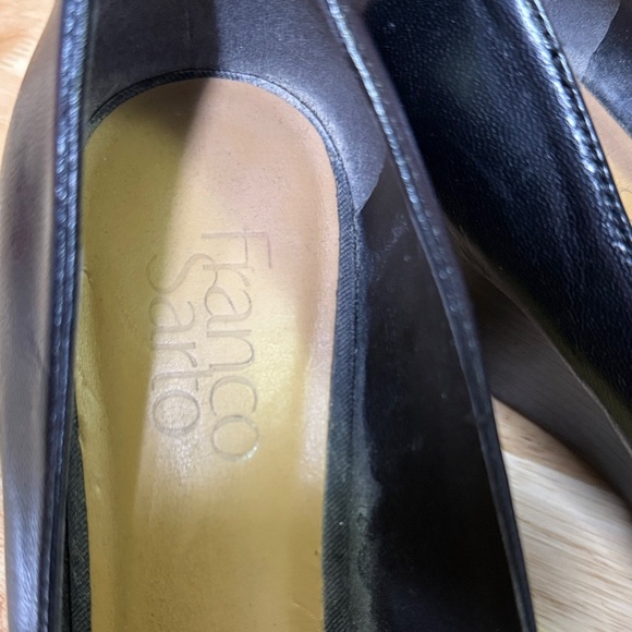 Franco Sarto Elegant Black Wedges - Picture 2 of 9